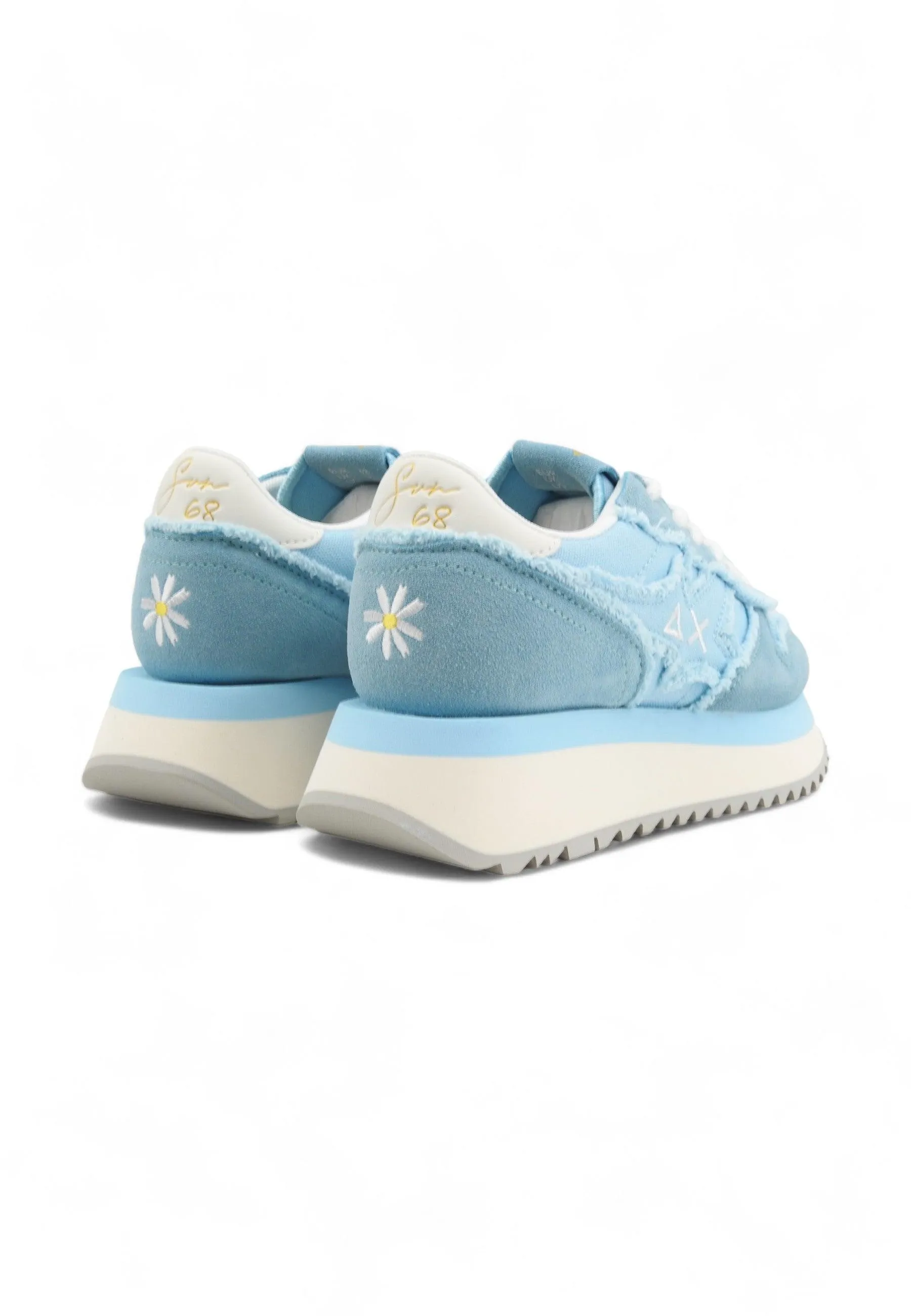 SUN68 Big Stargirl Sneaker Donna Azzurro Z34216