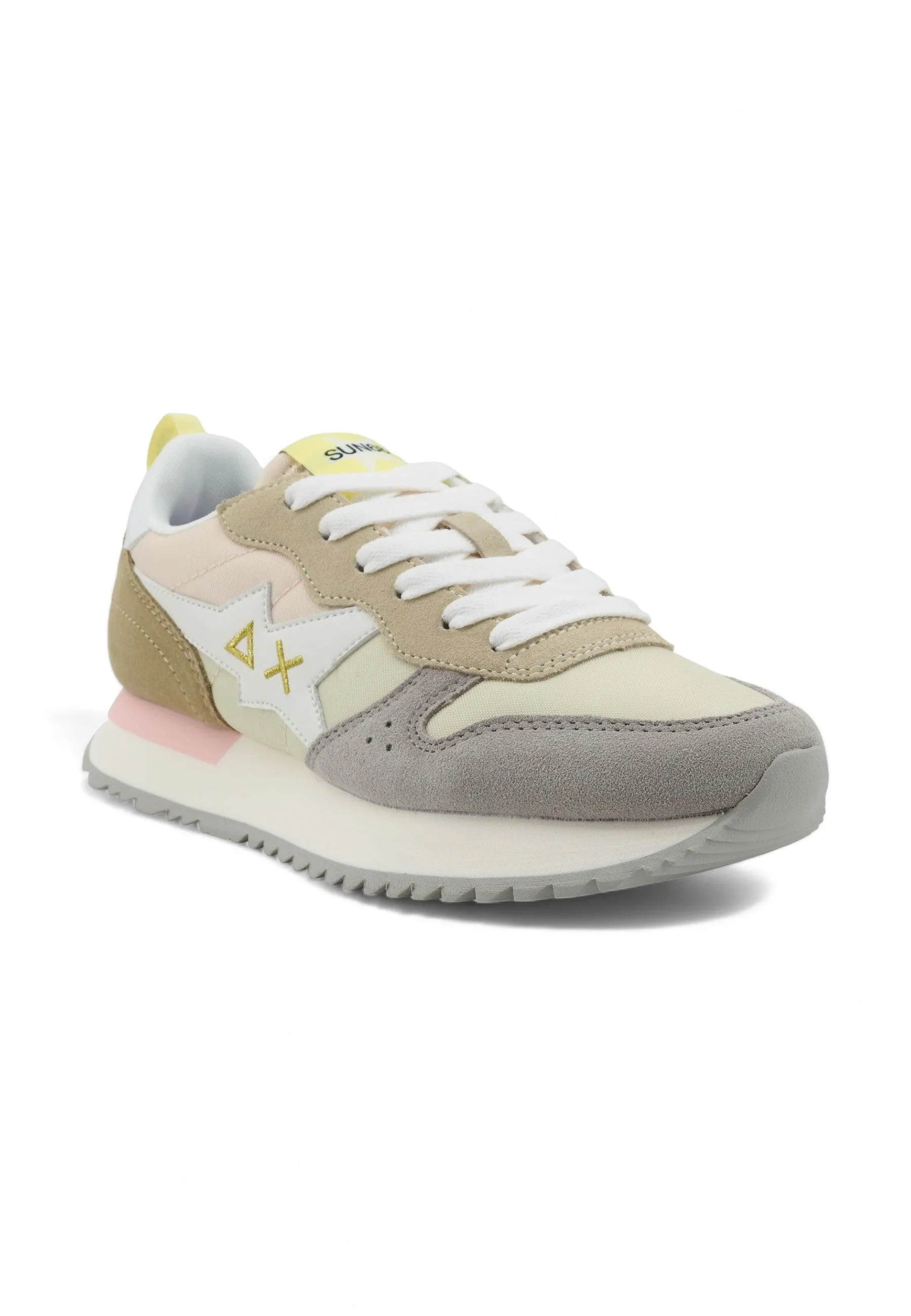 SUN68 Stargirl Sneaker Donna Bianco Panna Z34210