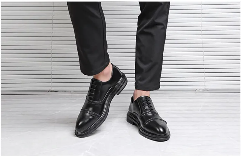 Triple Joint Men's Oxfords Office Shoes